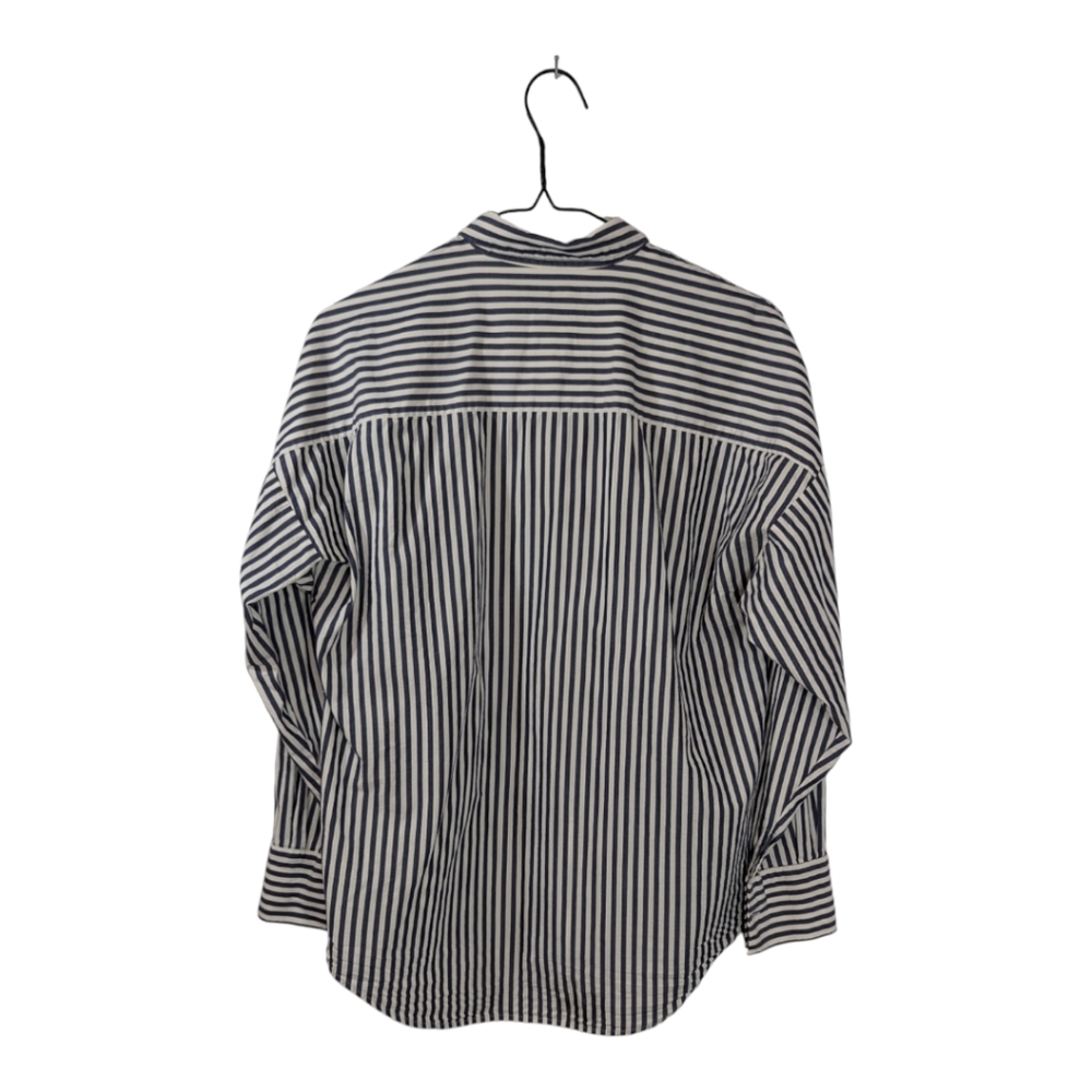ATM Anthony Thomas Melillo Railroad Stripe Boyfriend Shirt Size XS - Picture 5 of 11